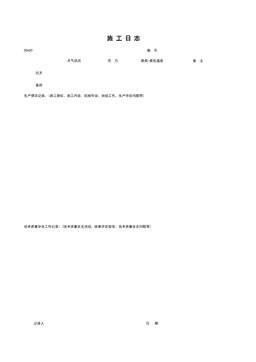 D0600_施工日志