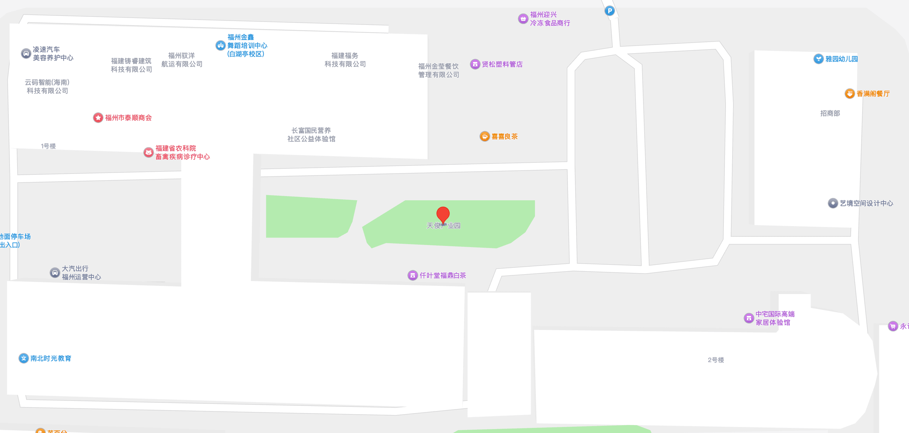 蓝燕科技公司位置地图